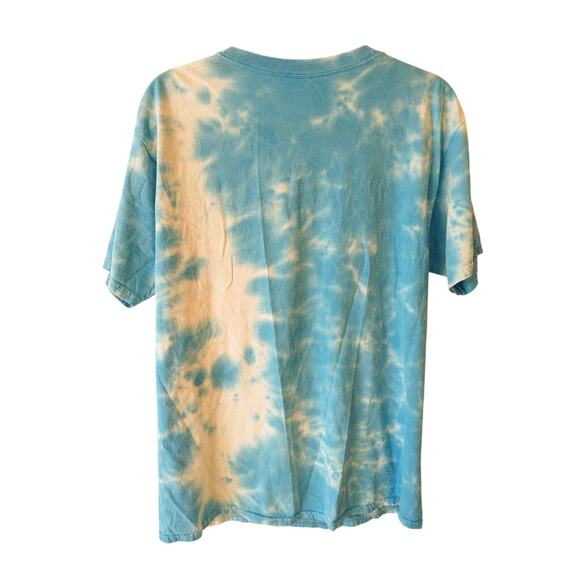 Notorious BIG Mens Tie Dye Tee TShirt Sz M Blue Retro 90s Hip Hop Biggie Smalls - Picture 3 of 5